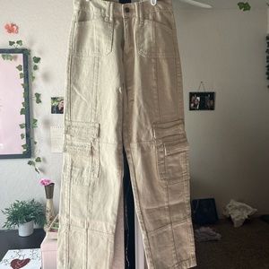 Princess Polly Lioness Tan Pants in Size Small